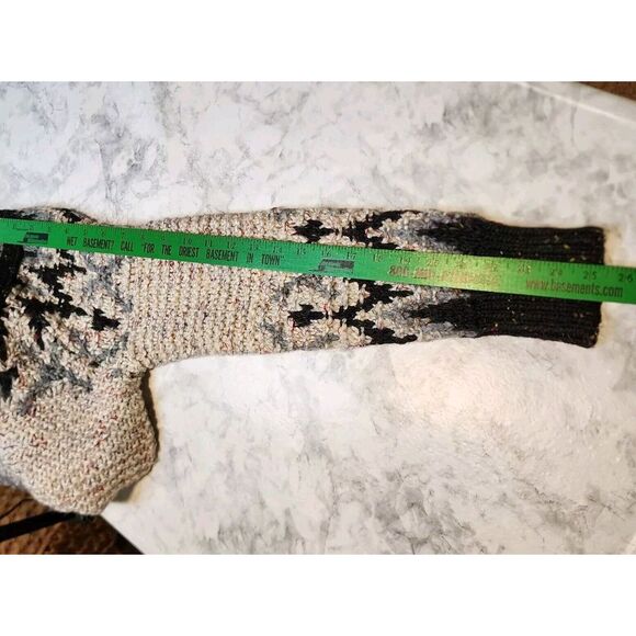 Free People Love Bug Fair Isle Lace Up Pullover Wool Blend Sweater Size Medium - Picture 10 of 12